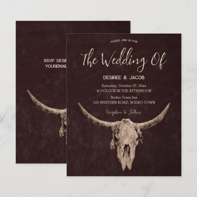 País Ocidental - Castanho Russo - Touro - Orçament (Frente/Verso)