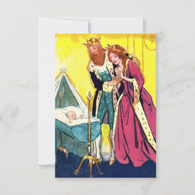 pais reais e o convite para chás de fraldas de beb (Frente)