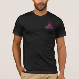 Pais Rosquinha T-Shirt com rosa-quente (versão rem