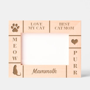 Paisagem 7x5 MELHOR Cat MOM de Todos Os Nomes Pers
