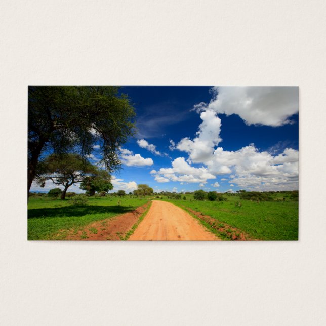 Paisagem africana (Frente)