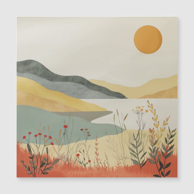 Paisagem Boho Abstrato (25) (Frente)