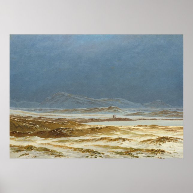Paisagem - Caspar David Friedrich Fine Art Poster (Frente)