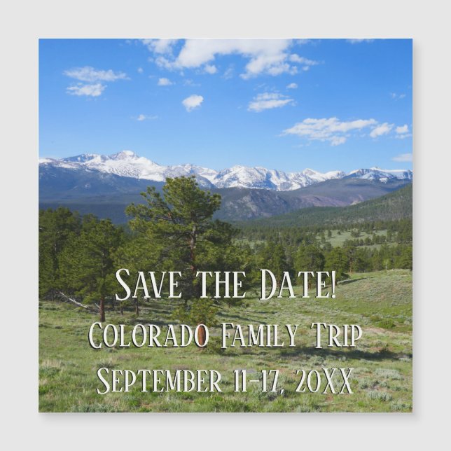 Paisagem Cênica da Montanha Rocky (Frente)