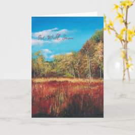 Paisagem Colorida de outono Obtenha um Cartão Bem 