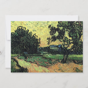 Paisagem com Castelo de Auvers por Vincent van Gog