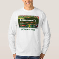 Paisagem com jardinagem com T-Shirt de Longa Manga