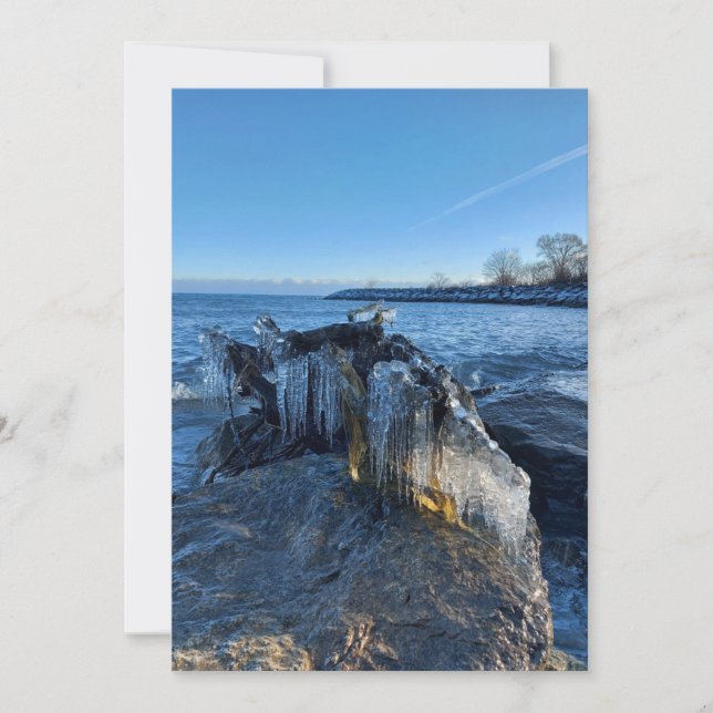 Paisagem Congelada e ciclos pelo lago (Frente)