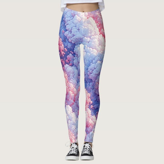 Paisagem da nuvem doce - Leggings (Frente)