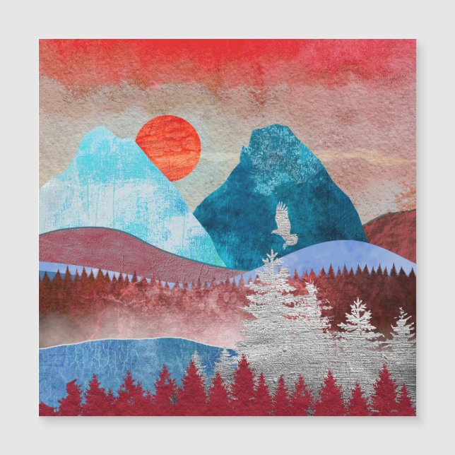 Paisagem de Águia Prateada (Frente)