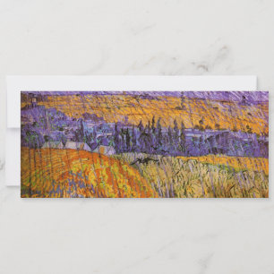 Paisagem de Auvers em Chuva por Vincent van Gogh