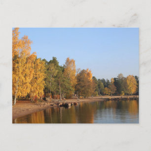 Paisagem de Cores de Queda de Espoo, Cartão Postal
