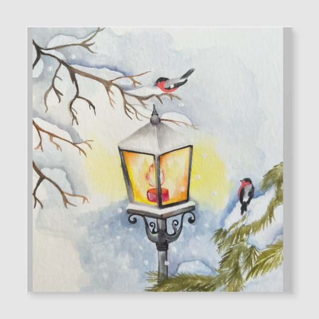 Paisagem de inverno de Natal (Frente)