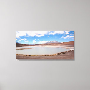 Paisagem de lago no canvas Altiplano