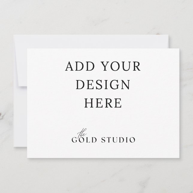 Paisagem de Modelo de Convite Pequeno (4,5 x 6,25) (Frente)