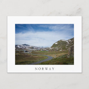 Paisagem de montanha na Noruega — cartão postal br