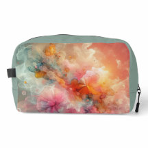 Paisagem de Nuvem de Tinta Floral Abstrata