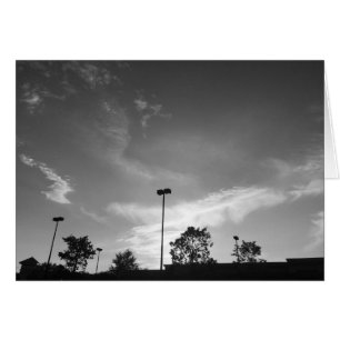 Paisagem de nuvens, cartão