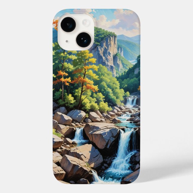 Paisagem de Serene Mountain (Verso)