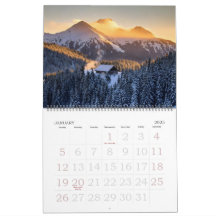Paisagem do Calendário 2025