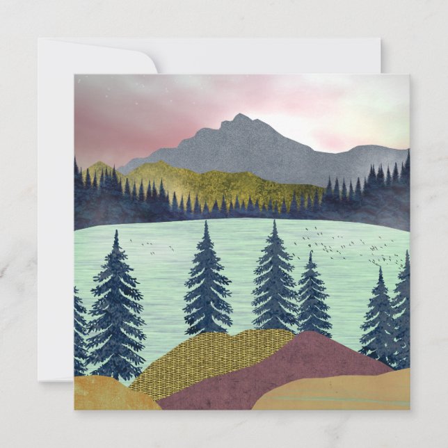 Paisagem do Lago Red Sky (Frente)