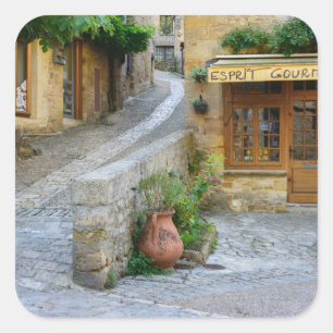 Paisagem em Dordogne, autocolante francês