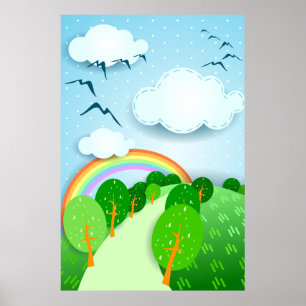 Paisagem fantasma, poster