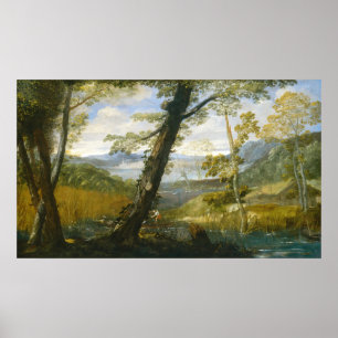 Paisagem fluvial, Poster de Belas Artes Annibalci