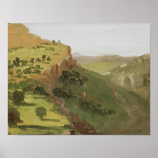 Paisagem Italiana — Thomas Cole Art Impressão (Frente)
