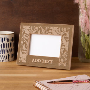 Paisagem personalizada de 6" x 4", FrameStyle: nat