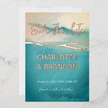 Paisagem Pintada Artística Casamento Salvar A Data