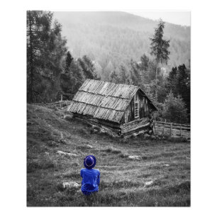 Paisagem rural fotografia minimalista