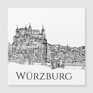 Paisagem Urbana de Würzburg Baviera Arte Minimalis