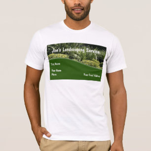 Paisagismo com a camiseta Design