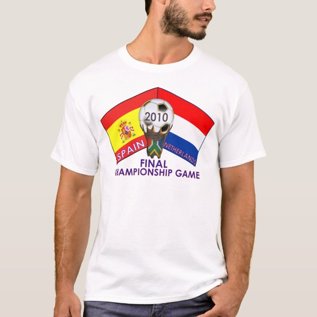Países Baixos contra o t-shirt 2010 do futebol da (Frente)
