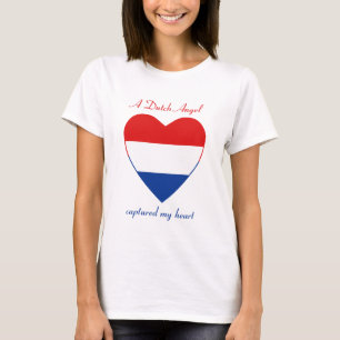 Países Baixos Flag Sweetheart T-Shirt