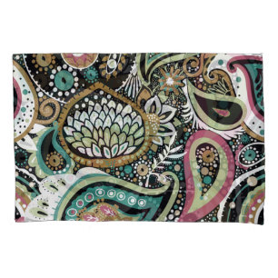 Paisley asiático: design moderno sem costura.