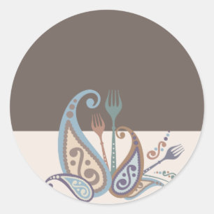 paisley bifurca-se de minha etiqueta do presente