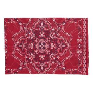 Paisley, crânios, bandana, design quadrado.