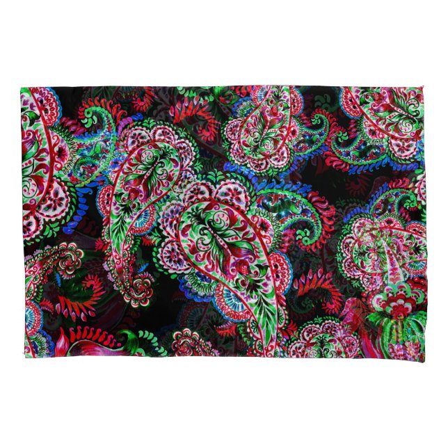 Paisley Floral, Fundo Étnico. (Frente)