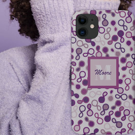 Paisley Híbrido - Capa de telefone de Ombre Violet