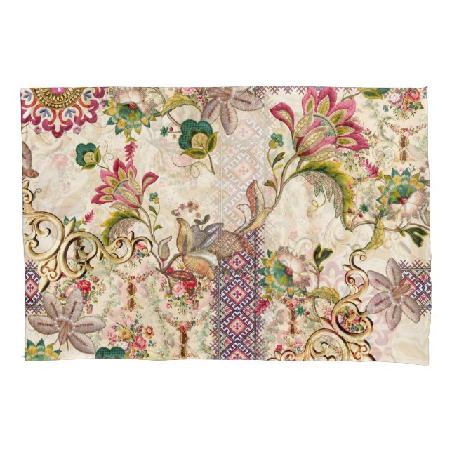 Paisley Ploral de Mughal Étnica (Frente)
