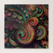 Paisley Quebra-cabeça de 3-D