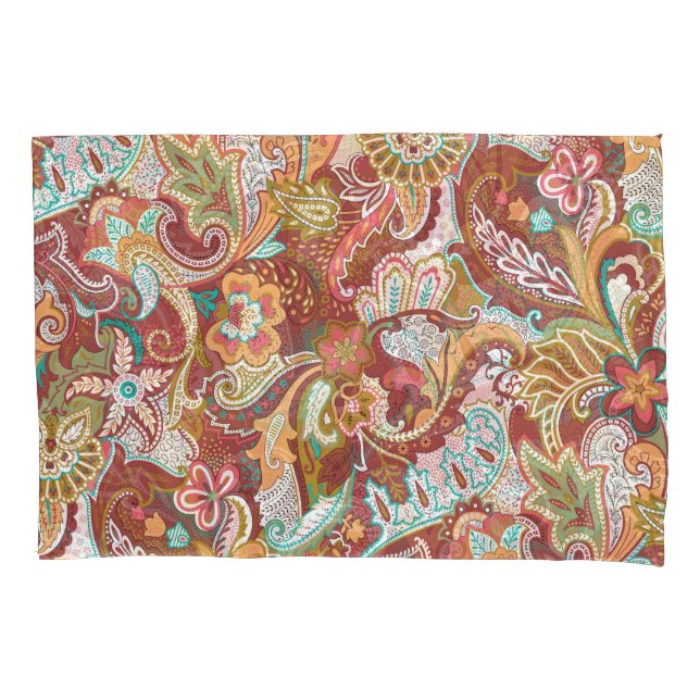 Paisley sem costura: padrão de fundo elegante. (Frente)