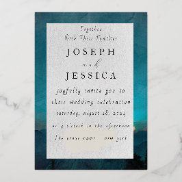 Paixão da Natureza: Convite para Casamento por Aqu