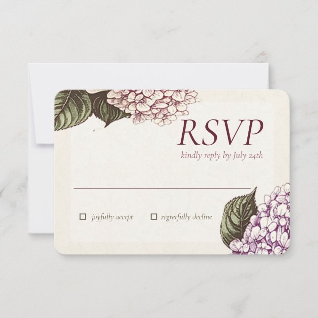 PAIXÃO | Resposta de RSVP de Casamento (Frente)