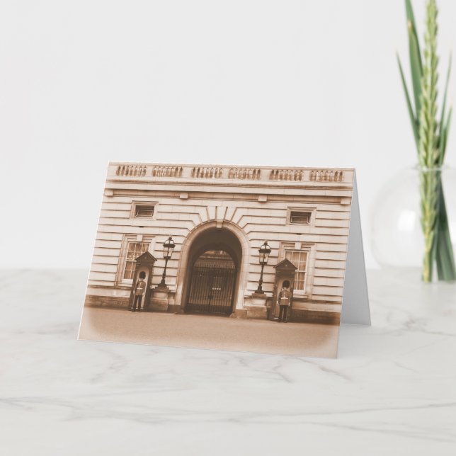 Palácio de Buckingham - Londres - Cartão Saudável (Frente)