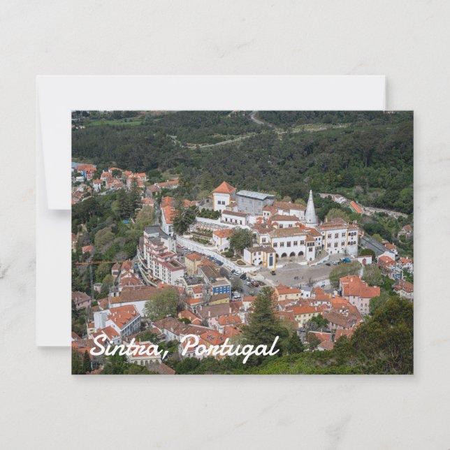 Palácio de Sintra de cima em Sintra, Portugal (Frente)