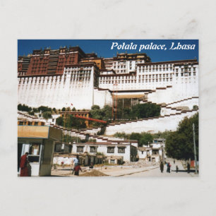 Palácio Potala, Lhasa, cartão postal