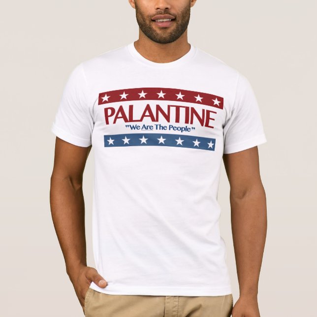 Palantine para o presidente T-shirt (Frente)